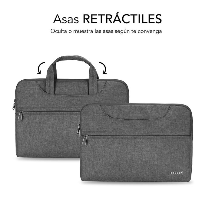 Subblim Business Laptop Sleeve 15,6 pulgadas Gris